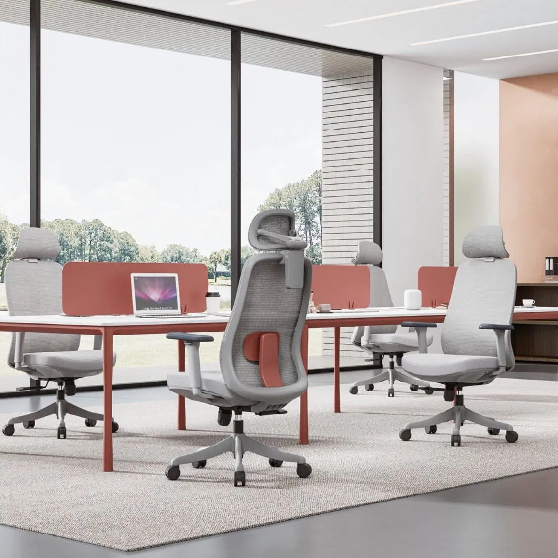 Wholesale Furniture Executive Computer Ergonomic Workstations Luxury Office Layer Furniture