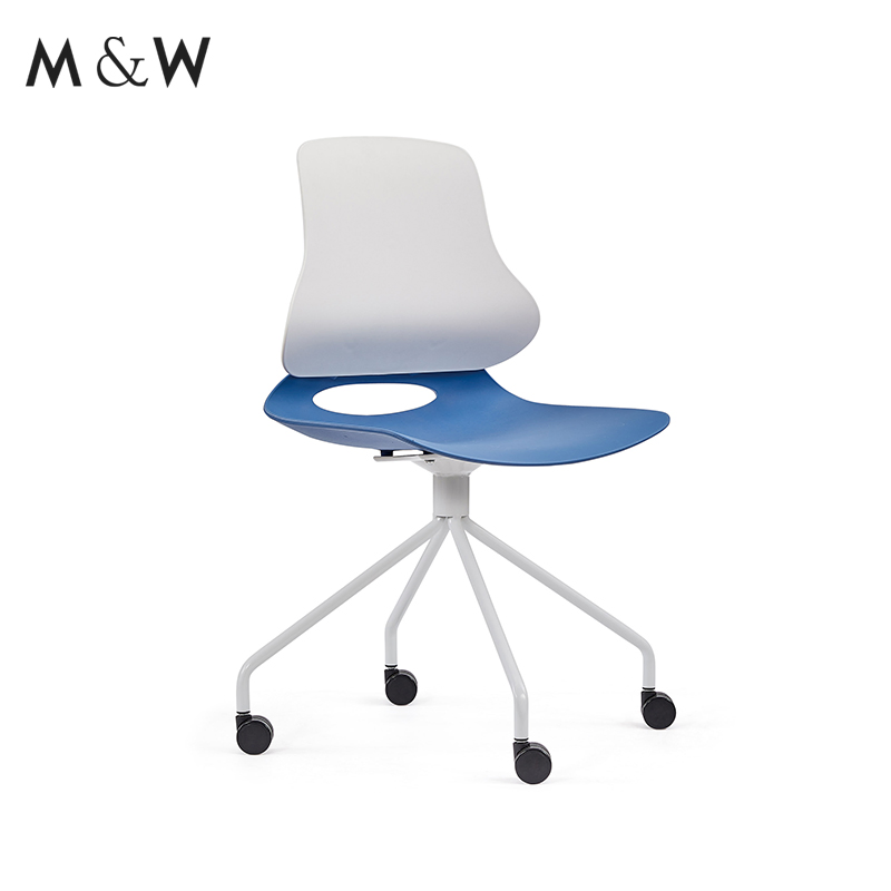 M&W Modern Conference Office Guest Meeting Room Visitor Without Arms Furniture Waiting Training Chair