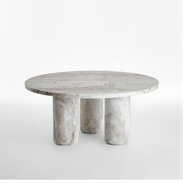 Nodric Living Room Decoration Unique Design 3 PCS Legs Luxury Modern Coffee Table Sofa Lounge Set with Coffee Table Luxury