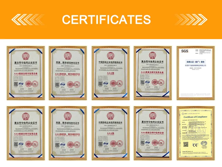 Certifications