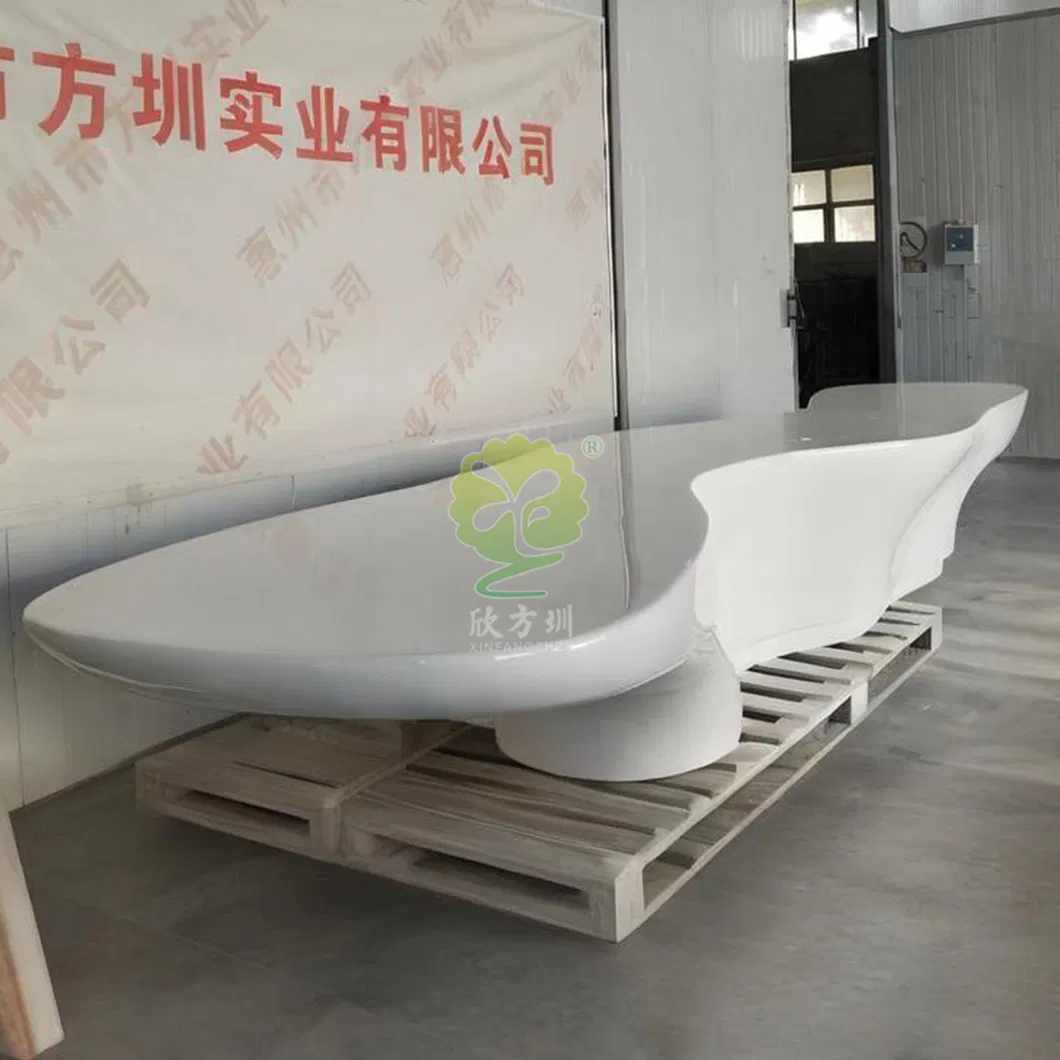 FRP Front Desk Creative Bar Hotel Paint Cashier Reception Counter Custom Manufacturer