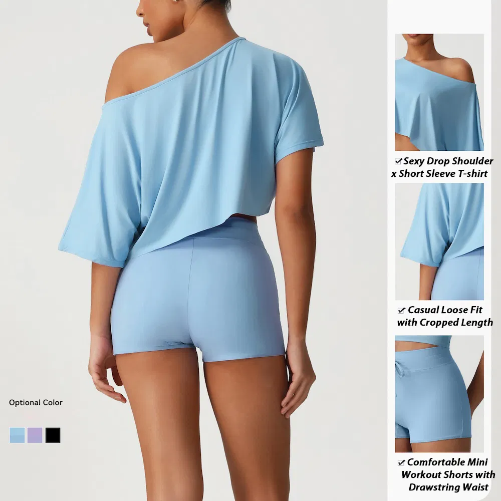 سعر المصنع ملابس رياضية غير رسمية ملابس صالة رياضية للي ladies، حمالة صدر رياضية بتصميم تمويه وشورتات رياضية عالية الخصر ملابس صيفية مثيرة