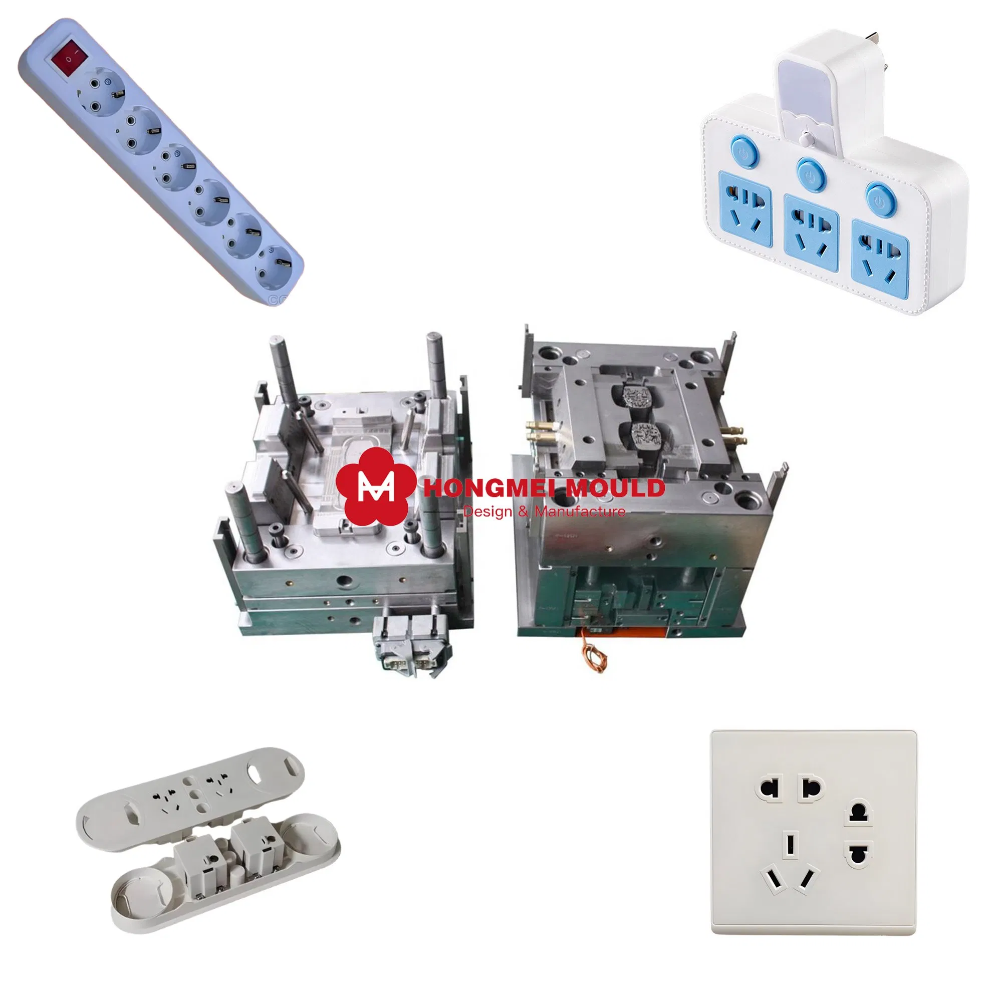 Plastic Wall Switch Mould Socket Plug Electric Box&MCB&Auto Connector Injection Mold
