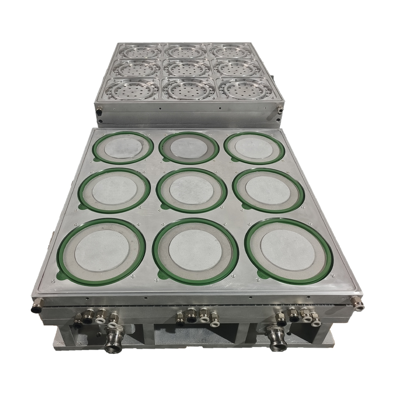 Eco-friendly High Transparency Aluminum CNC Machined Blister Thermoforming Mold 0.02-0.05mm Tolerance for Food Medical Packaging