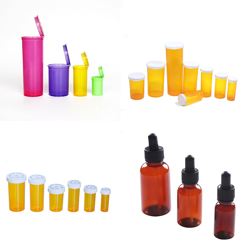 Custom Colors Multi Use Medicine Storage Tube Pop Top Vials Mold