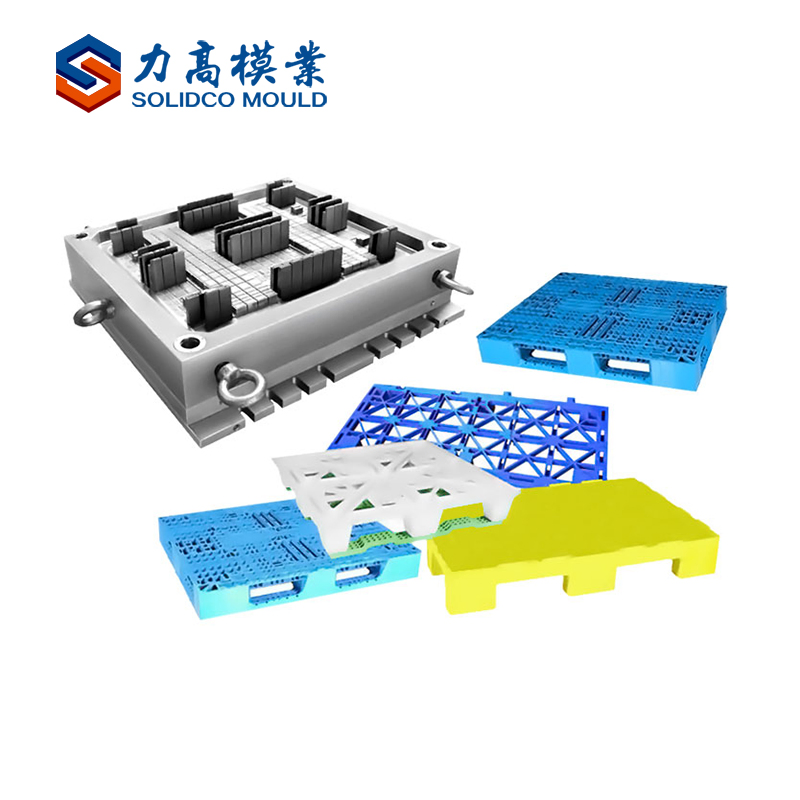 Plastic Industrial Packaging Pallet Mould 8 Tips Hot Runner