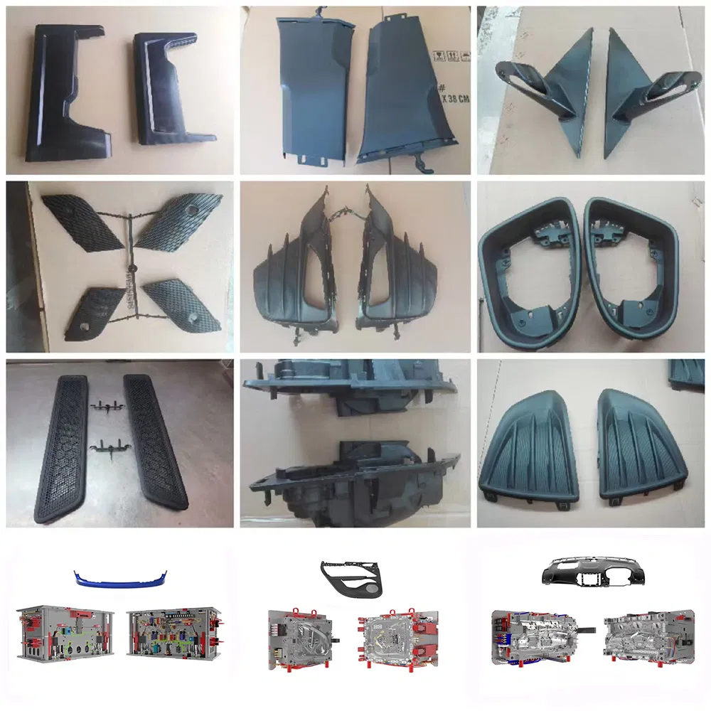 Custom High Precision OEM ODM Durable ABS PP PE PA66 Automotive Car Enterior Exterior Part Component Injection Tooling Molding Polishing Plastic Mould