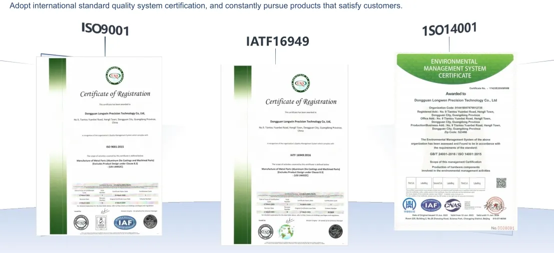 IATF 16949 Certification