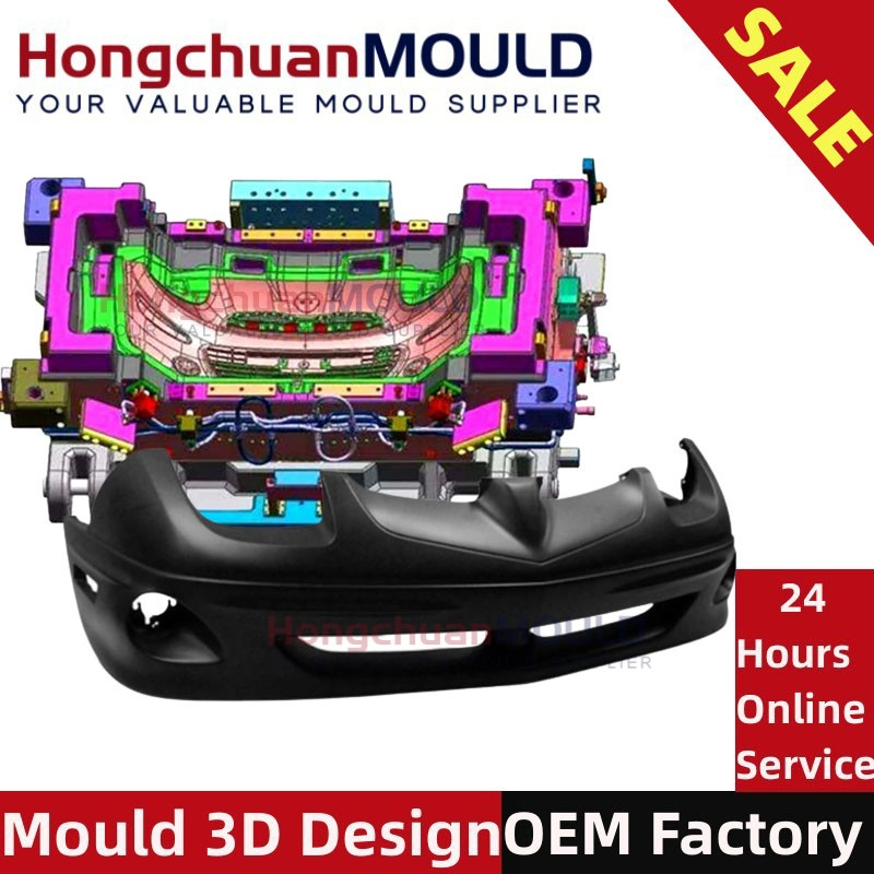 Automotive Exterior Parts Mould for Car Bumper Grille Injection Molds