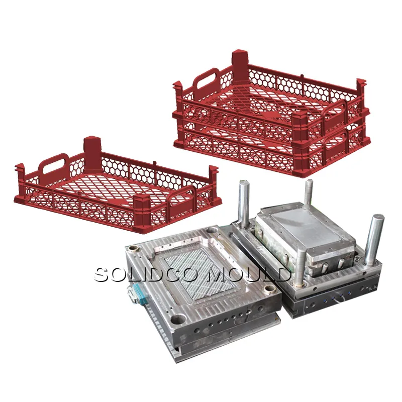 OEM Plastic Crate Mold Industrial Logistics Packaging Mould