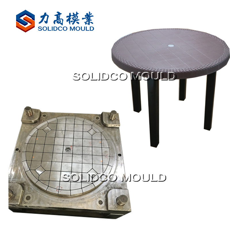 Industrial Heavy Duty Plastic Table Mold for School Canteen Office and Commercial Use Furniture Manufacturing Equipment