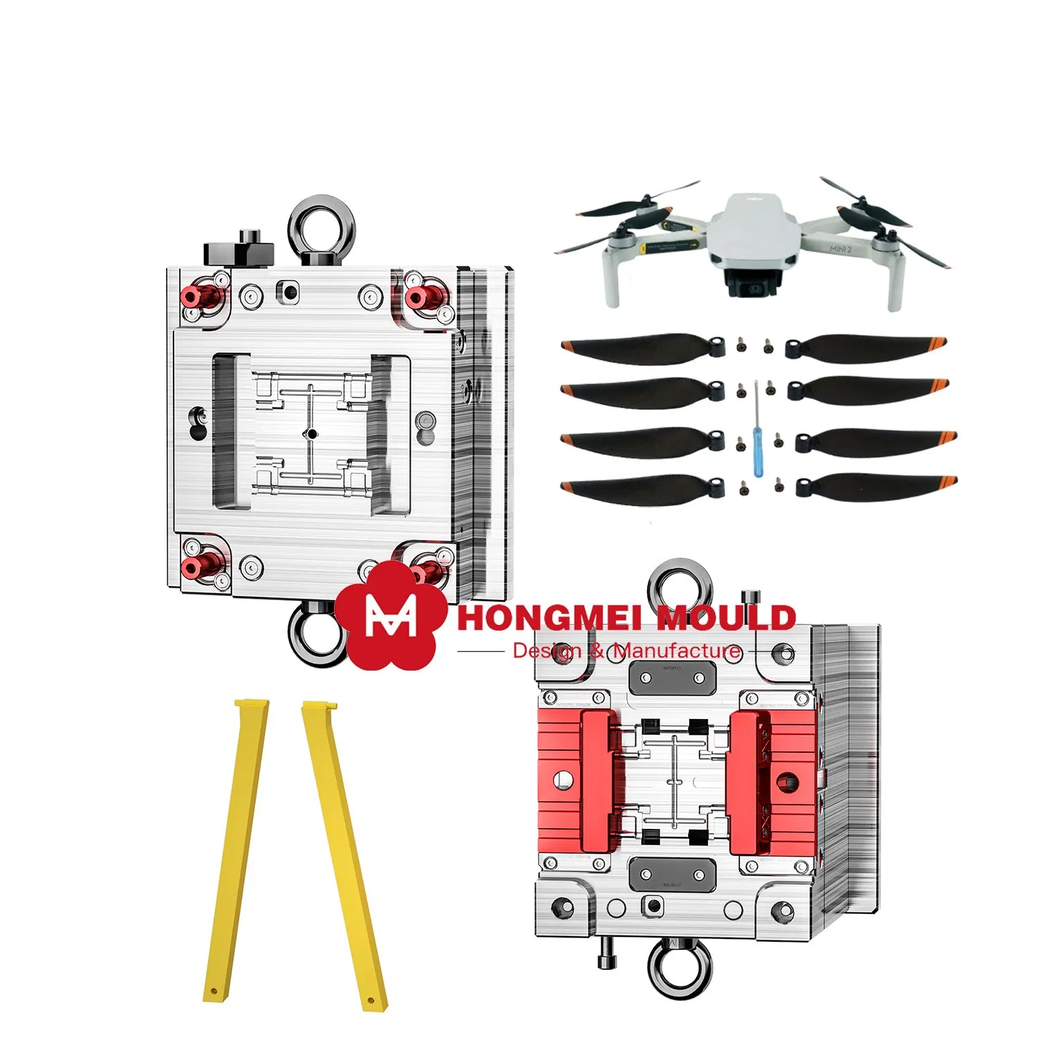 Customized Unmanned Aerial Vehicle Shell Mold Injection Plastic Aerospace Drone Mould