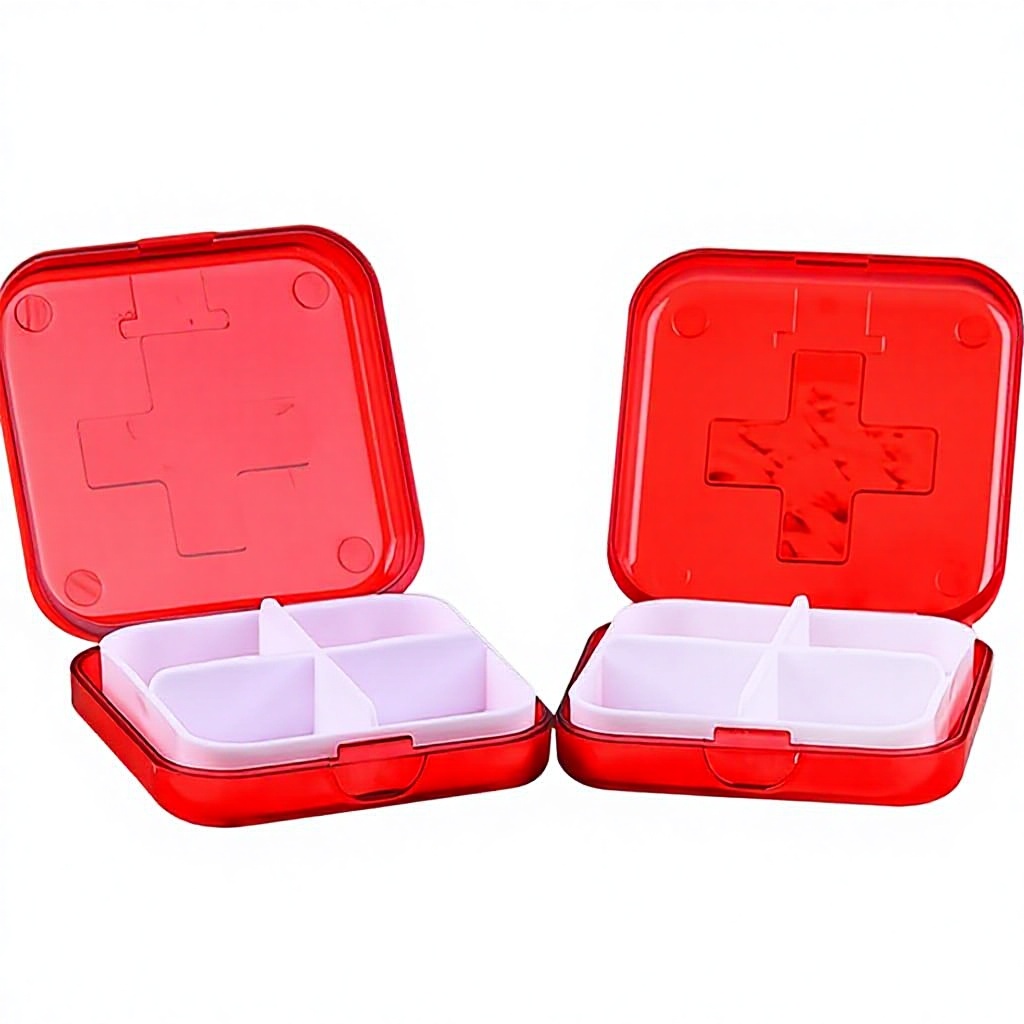 Portable Medicine Box Mold Plastic Injection Mould for Pill Travel Packaging Manufacturing