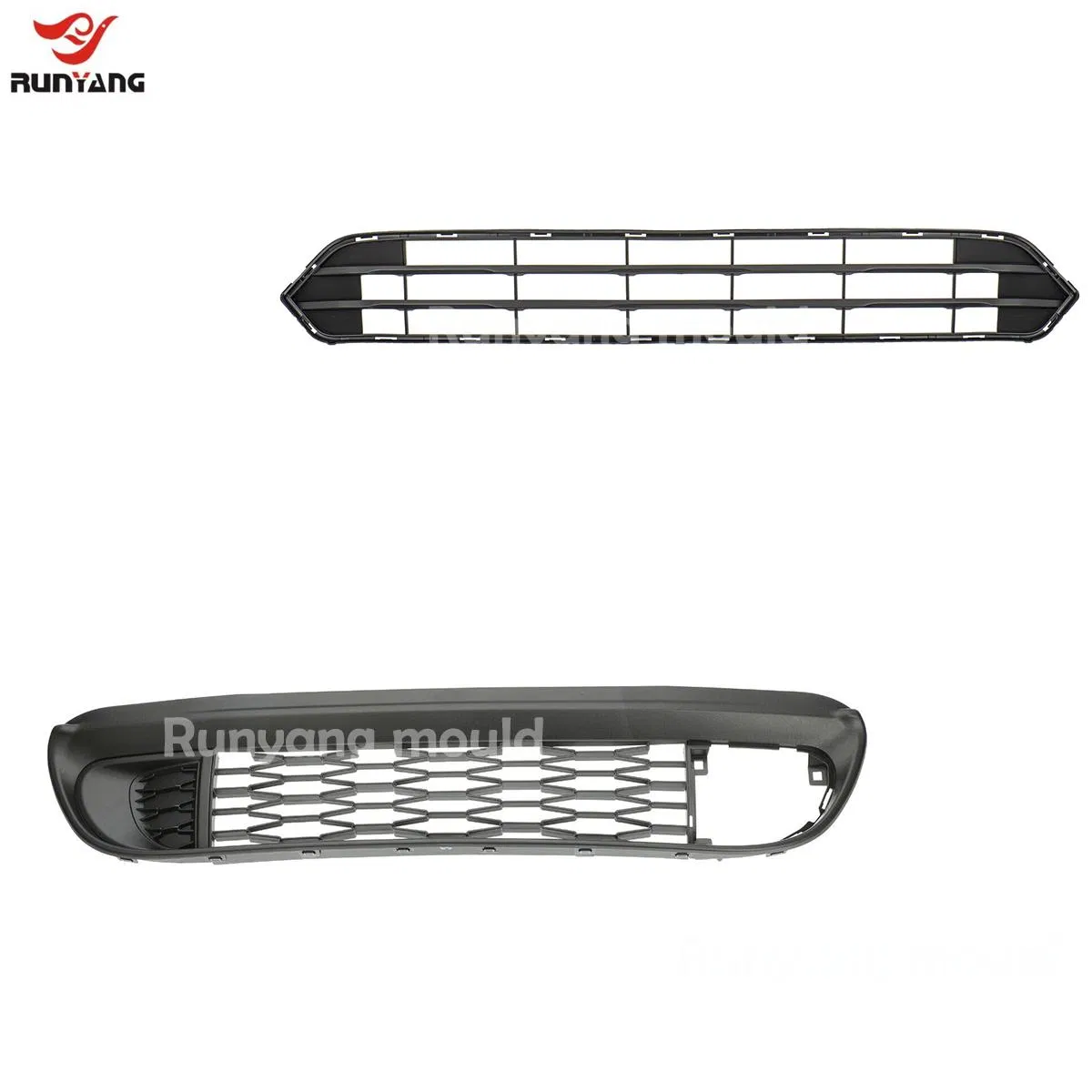 Taizhou Customized Plastic Car Parts Exterior Accessories Front Bumper Grille Mould Automotive Plastic Injection Grill Mold Front Grille Mould