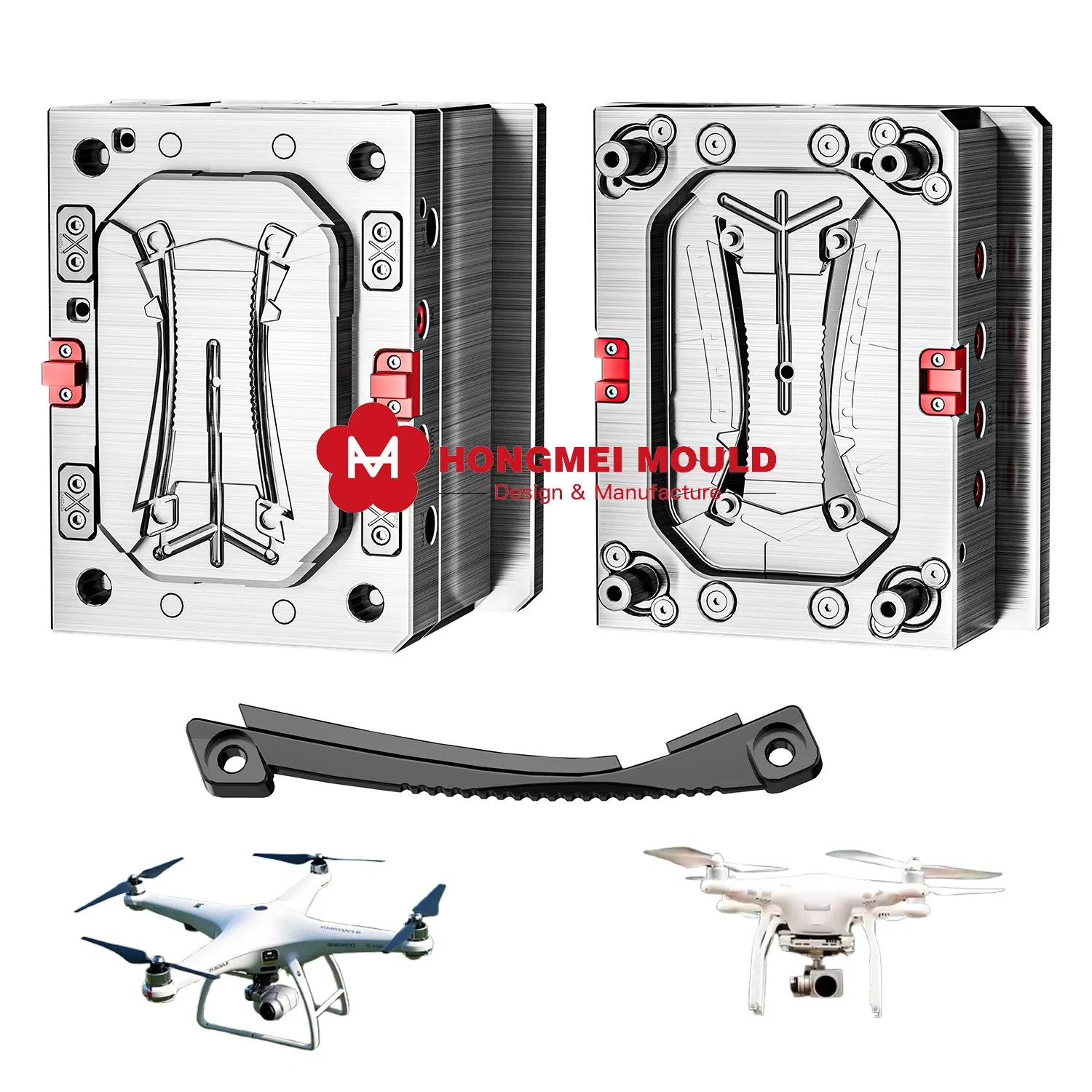 Customized Unmanned Aerial Vehicle Shell Mold Injection Plastic Aerospace Drone Mould