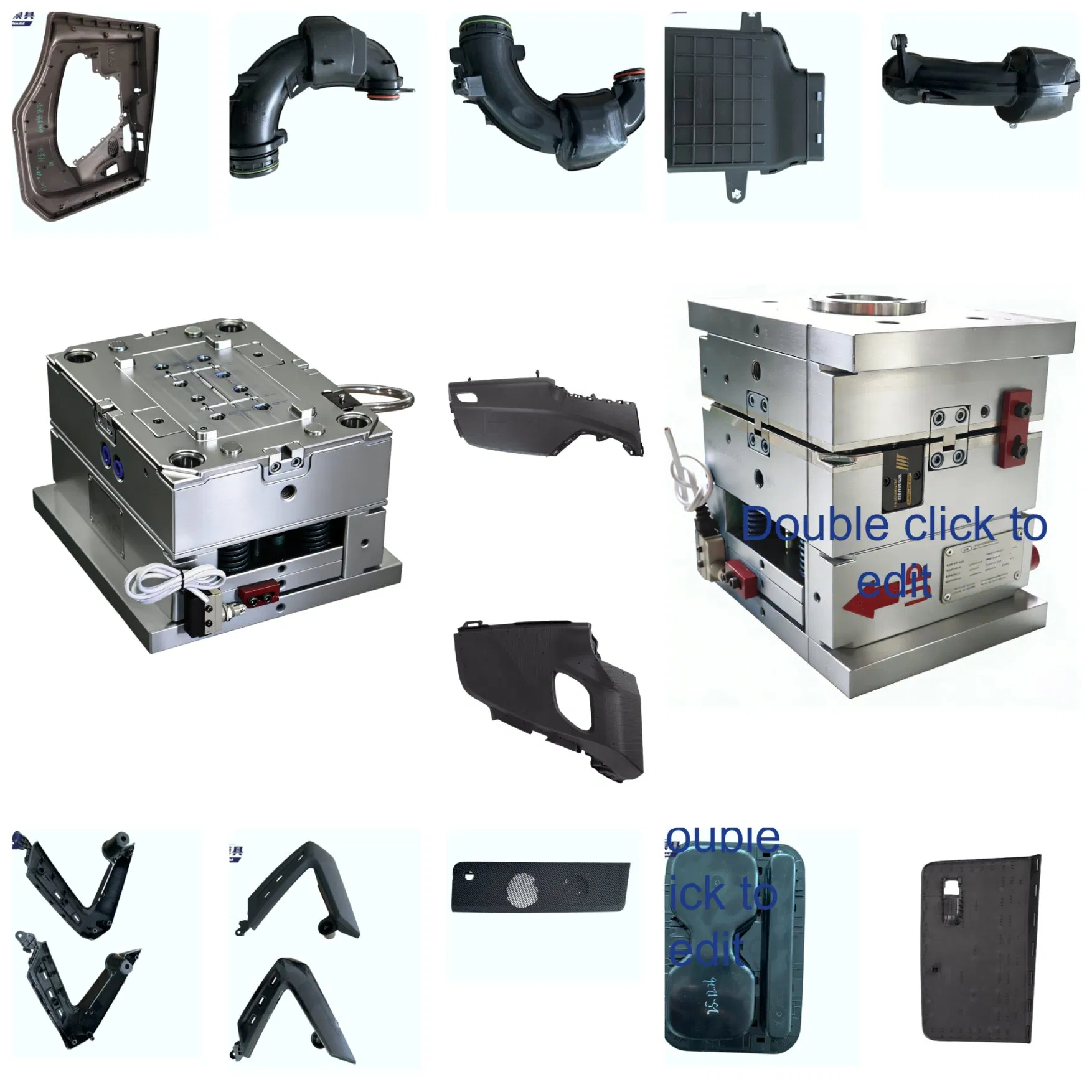 Customized OEM ODM Precision Durable ABS PP PE PA66 Automotive Car Home Appliance Enterior&Exterior Plastic Parts Component Injection Mold Mould Molding Tooling