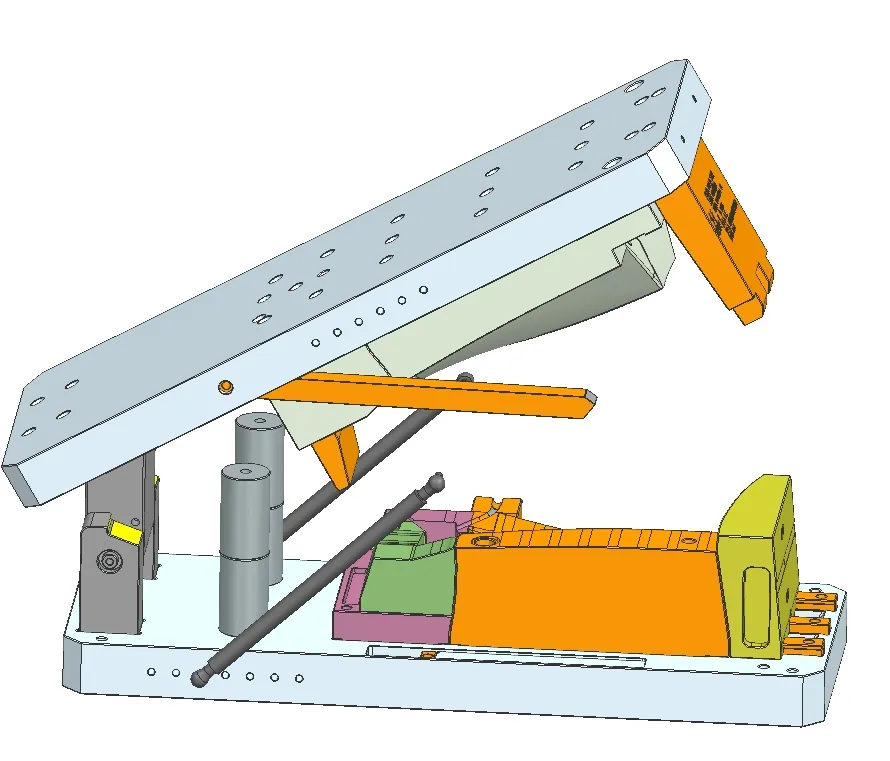 Moving Blade Structure Mold