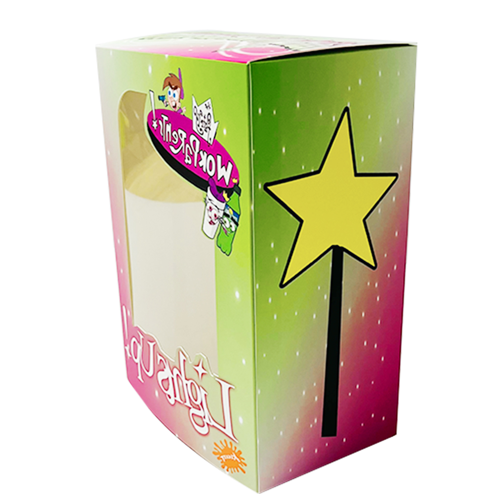 Manufacturer Customized Logo Boxes for Doll Kids Toys Transparent Window Customized Paper Packaging Embossed for Face Eye Creams