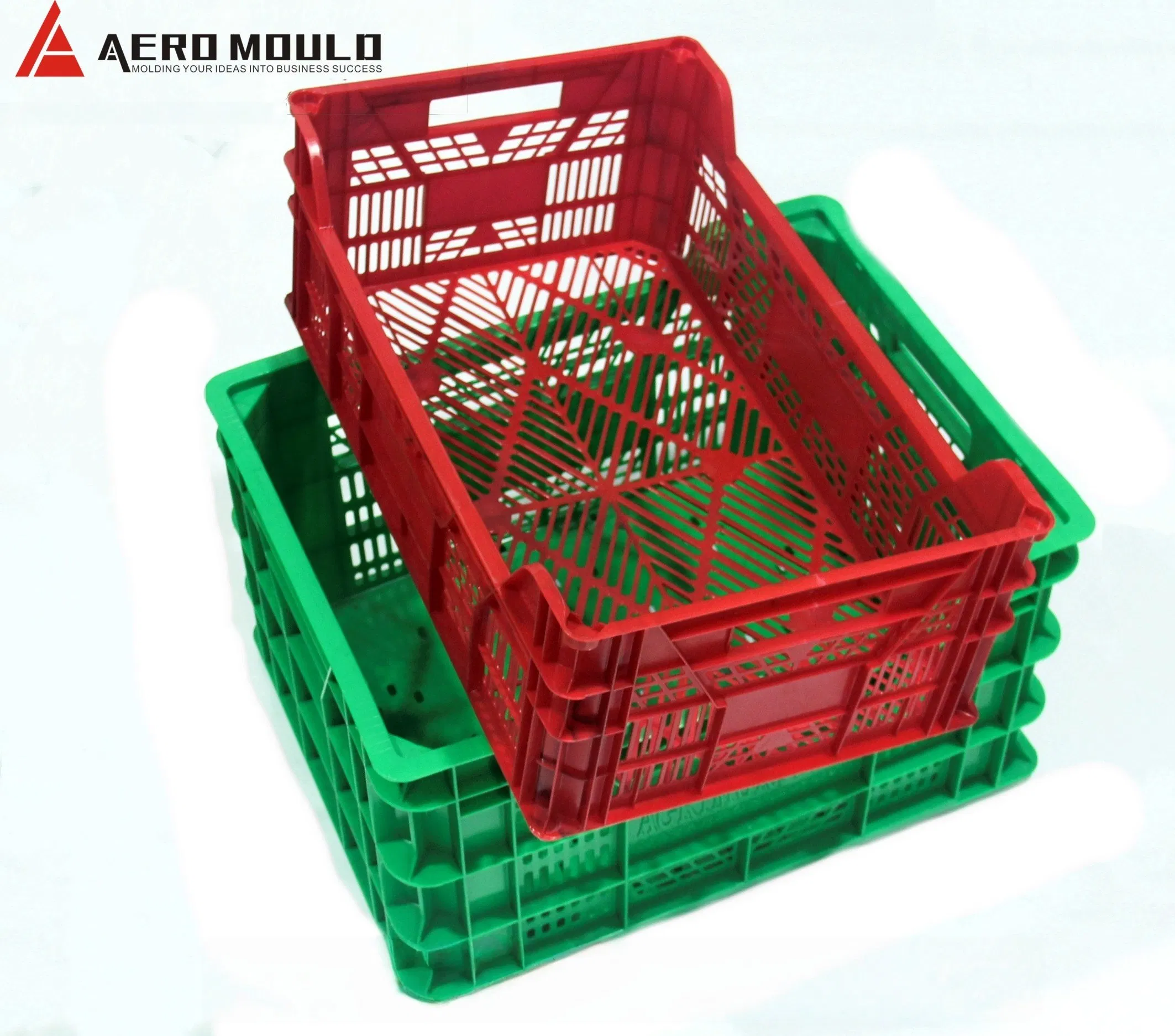 Multi-Purpose Plastic Crate Mold for Industrial and Food Packaging