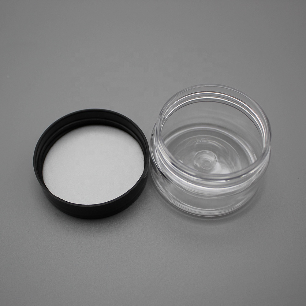 200ml 200g Dia68mm Wide Mouth PET Plastic Skin Care Cream Packaging Cosmetic Jar Round clear Bath Salt Scrub Container Screw Cap