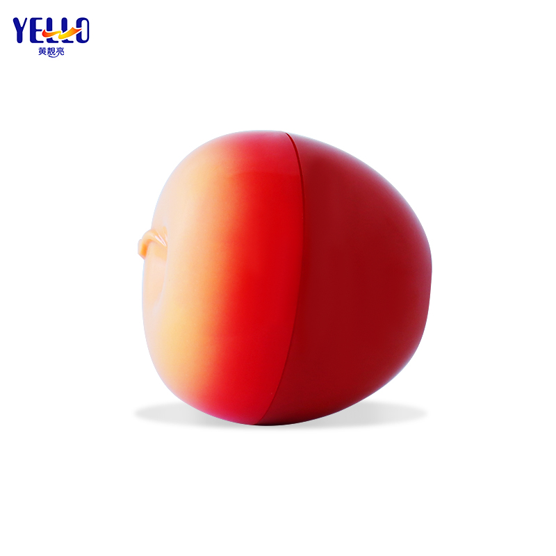 Custom 30g Cute Fruit Apple Shape Plastic Empty Cosmetic Jar Body Butter Containers Packaging for Baby Skincare