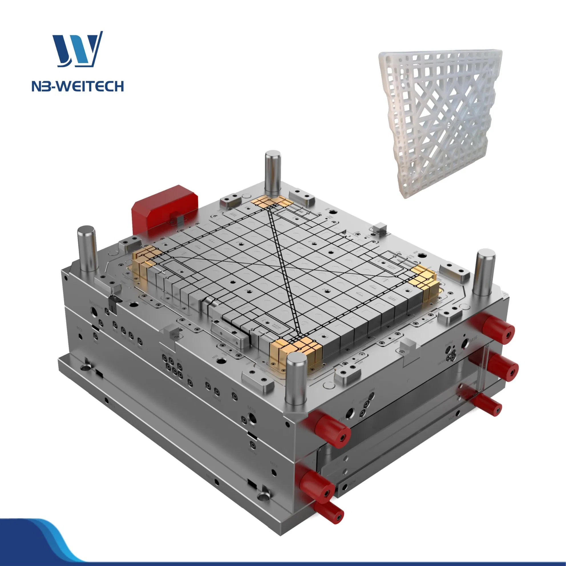 Custom Automotive/Industrial/Household/Electric Plastic Injection Mold for Electric Connectors