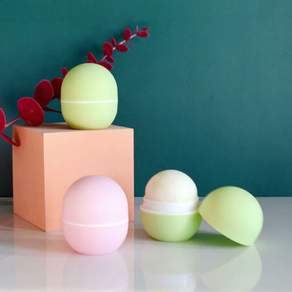 20g Spherical PP Plastic Cosmetic Moisturizing Cream Children's Lipstick Packaging Box DIY Homemade Lithospermum Cream Hair Wax