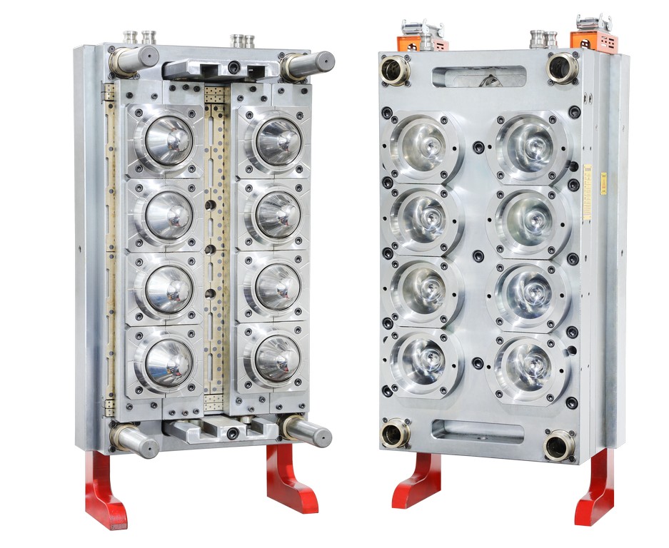 Custom High Precision Multi Cavity PET Preform Mould with Hot Runner for Pharma &amp; Cosmetic Bottles