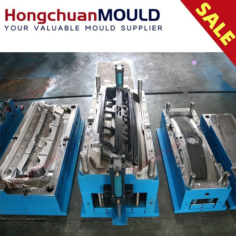 Automotive Exterior Parts Mould for Car Bumper Grille Injection Molds