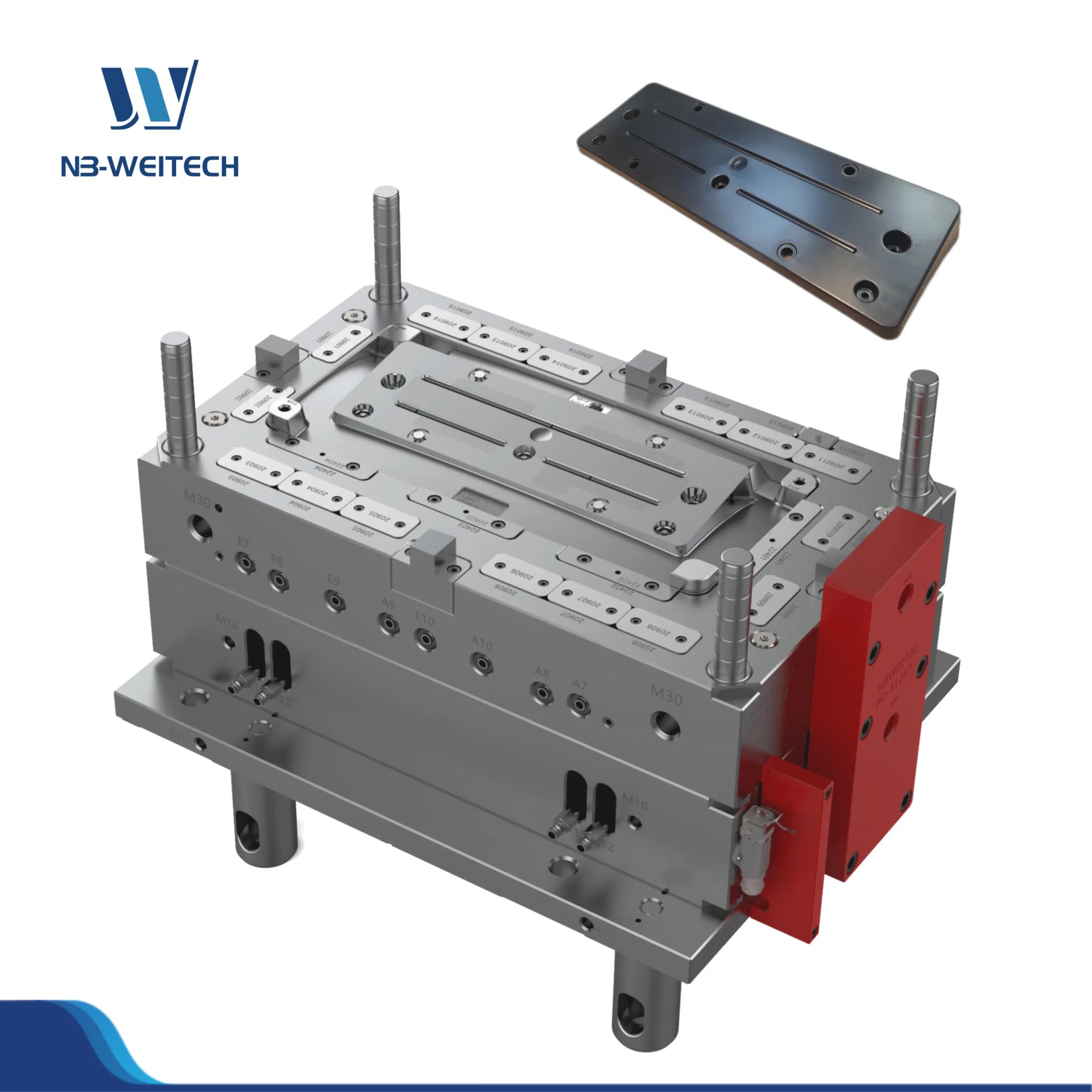 Custom Automotive/Industrial/Household/Electric Plastic Injection Mold for Electric Connectors