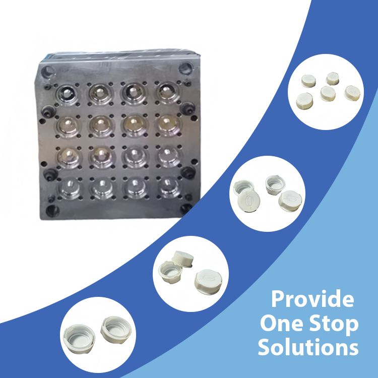High Quality Customized Precision Plastic Cap Injection Molds and Moulds OEM ODM for Medicine Bottles Pharmaceutical Packaging