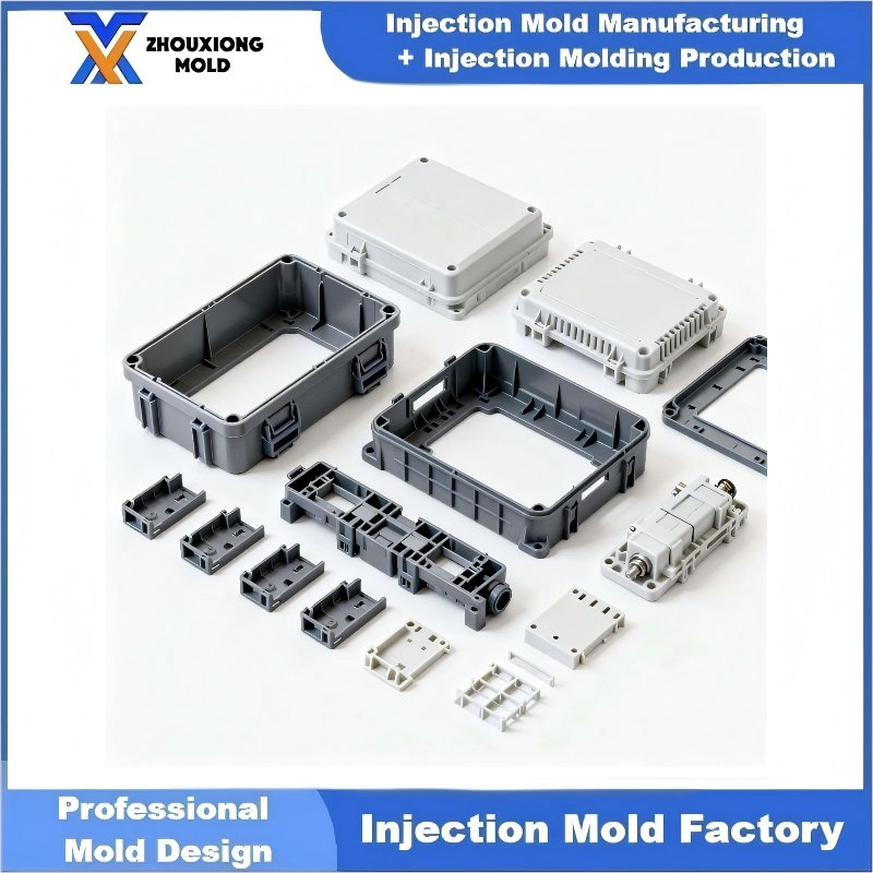 Polished Surface Customized Plastic Cover Tooling Injection Mould for Office Equipment Fittings with ISO Quality System Approval Injection Mould