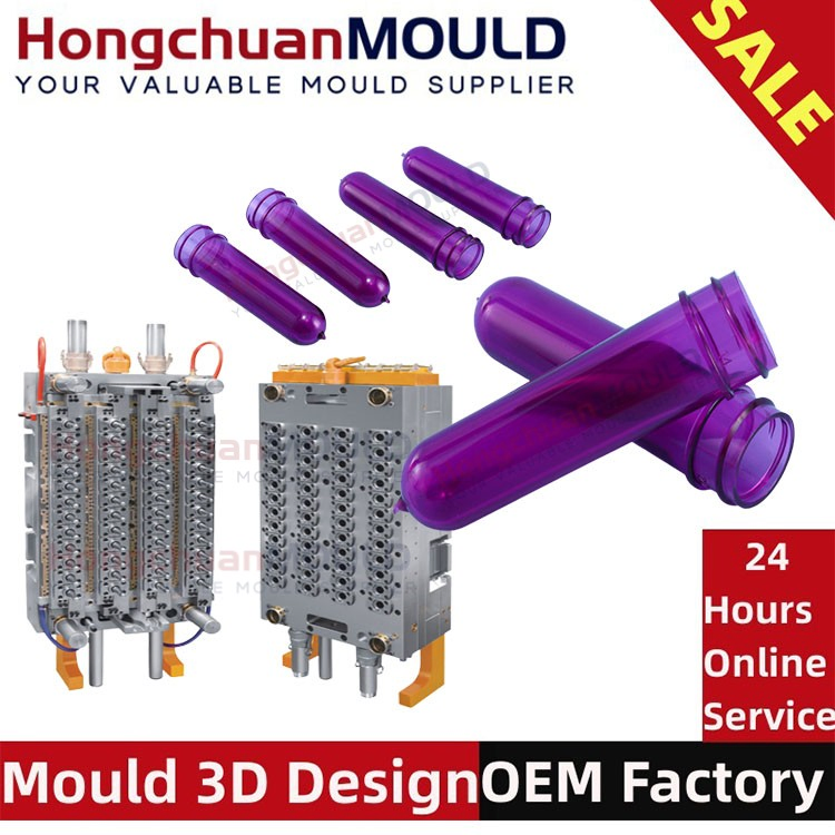 72 Cavities Plastic Pet Preform Injection Mold for packaging Industrial