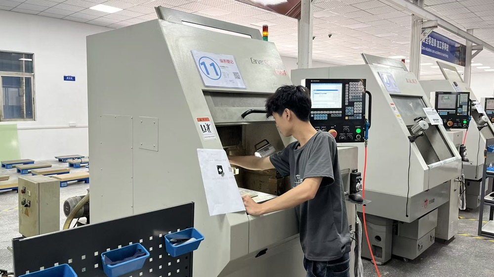 Finish machining for final precision tolerances on mold parts