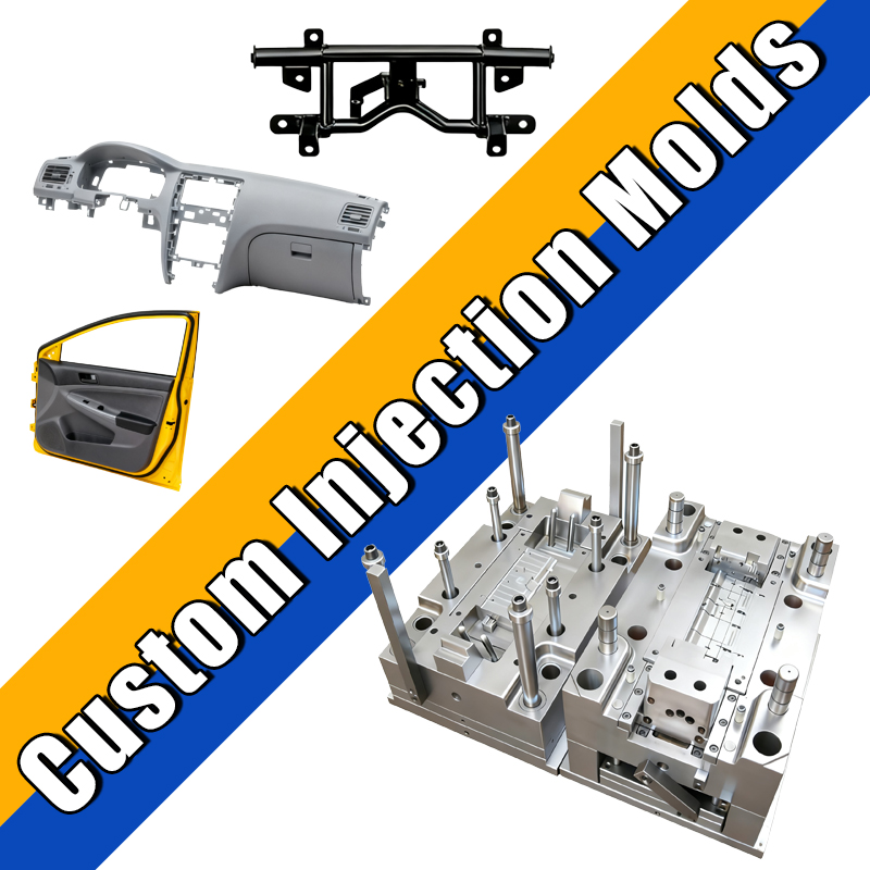 Automotive Door and Interior Plastic Parts Injection Molding Service Custom Panel Trim Components Professional Manufacturing