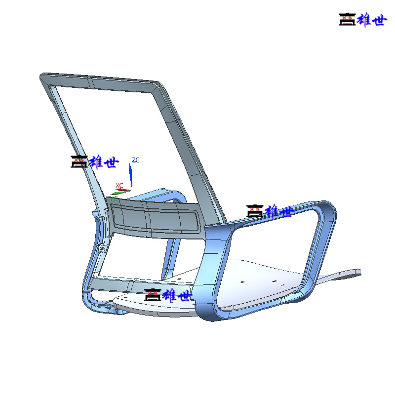 Customized High Quality Plastic Office Chair Mould Seat Backrest Injection Mold
