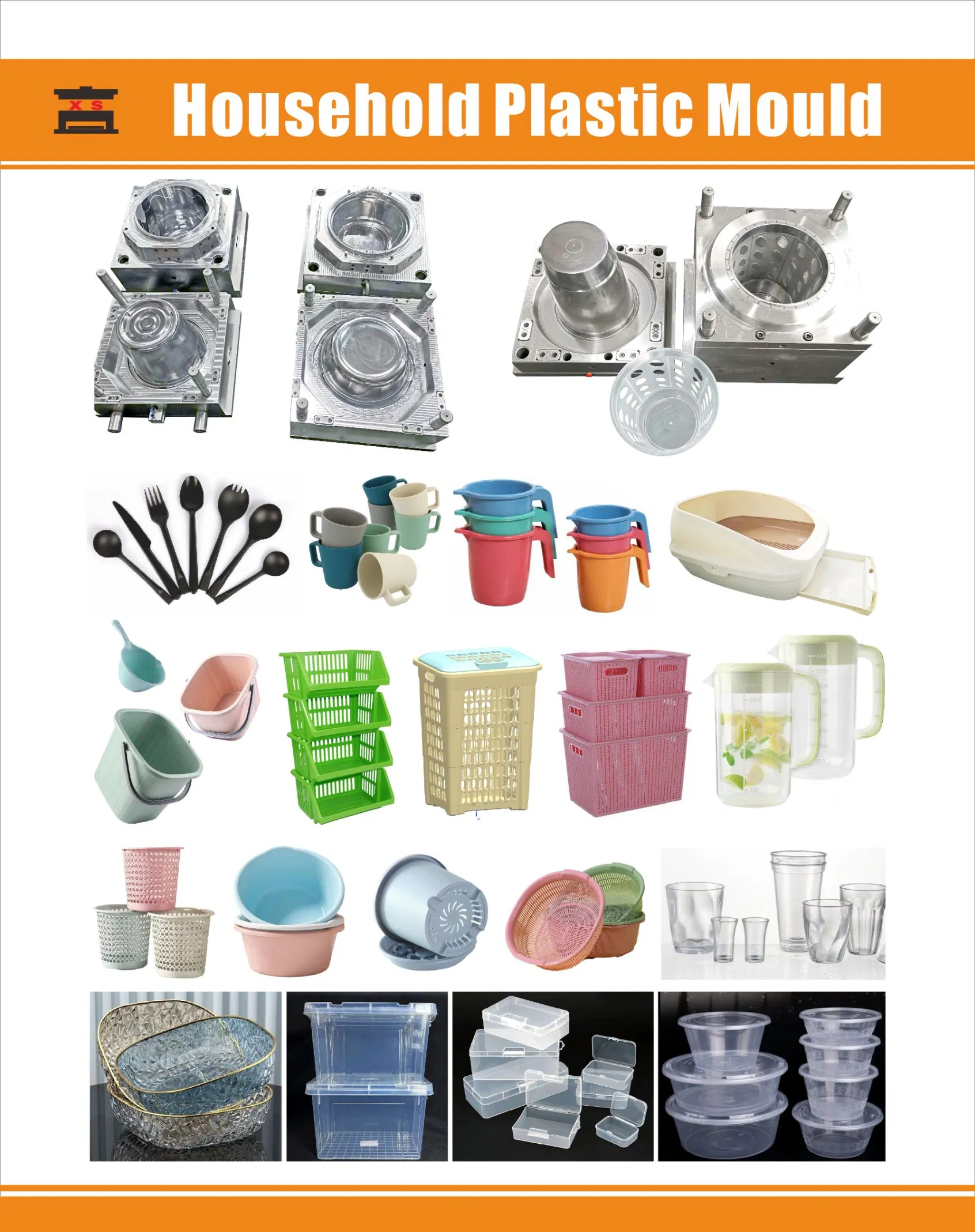 Plastic Household Products Mould Storage Transport Injection Mold Chair Stool Table Furniture Moulds Caps Preforms Packaging Molds Motorcycle Industrial Parts