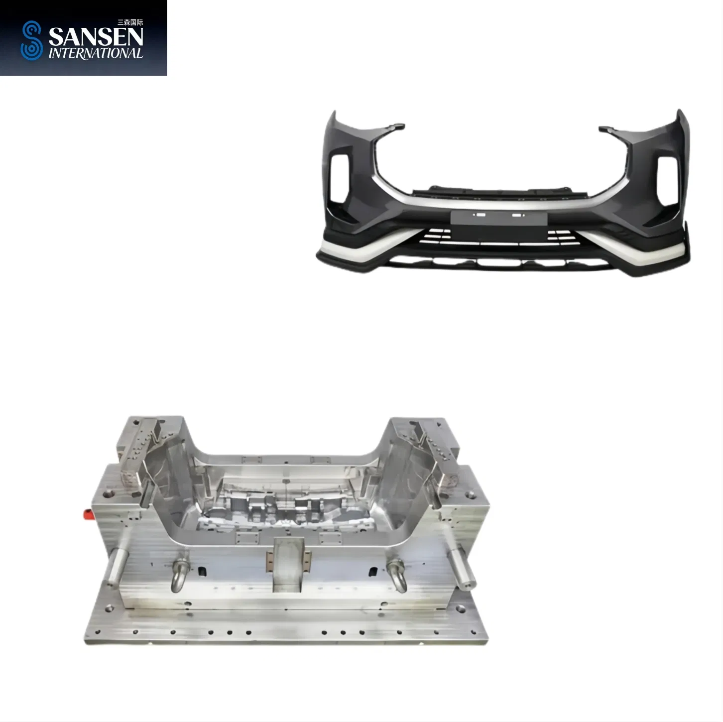 Custom Plastic Injection Mold for Car Bumper Production - Automotive Exterior Parts Tooling