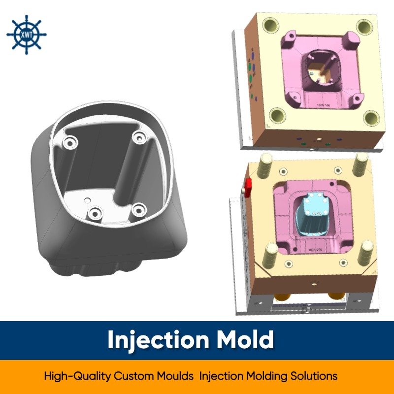 Custom High Precision Multi-Cavity Injection Mold Plastic Armrest Box OEM ODM Tooling ABS PP Aluminium Steel Automotive Interior