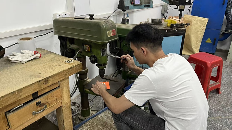 Precision drilling operations for mold base and components