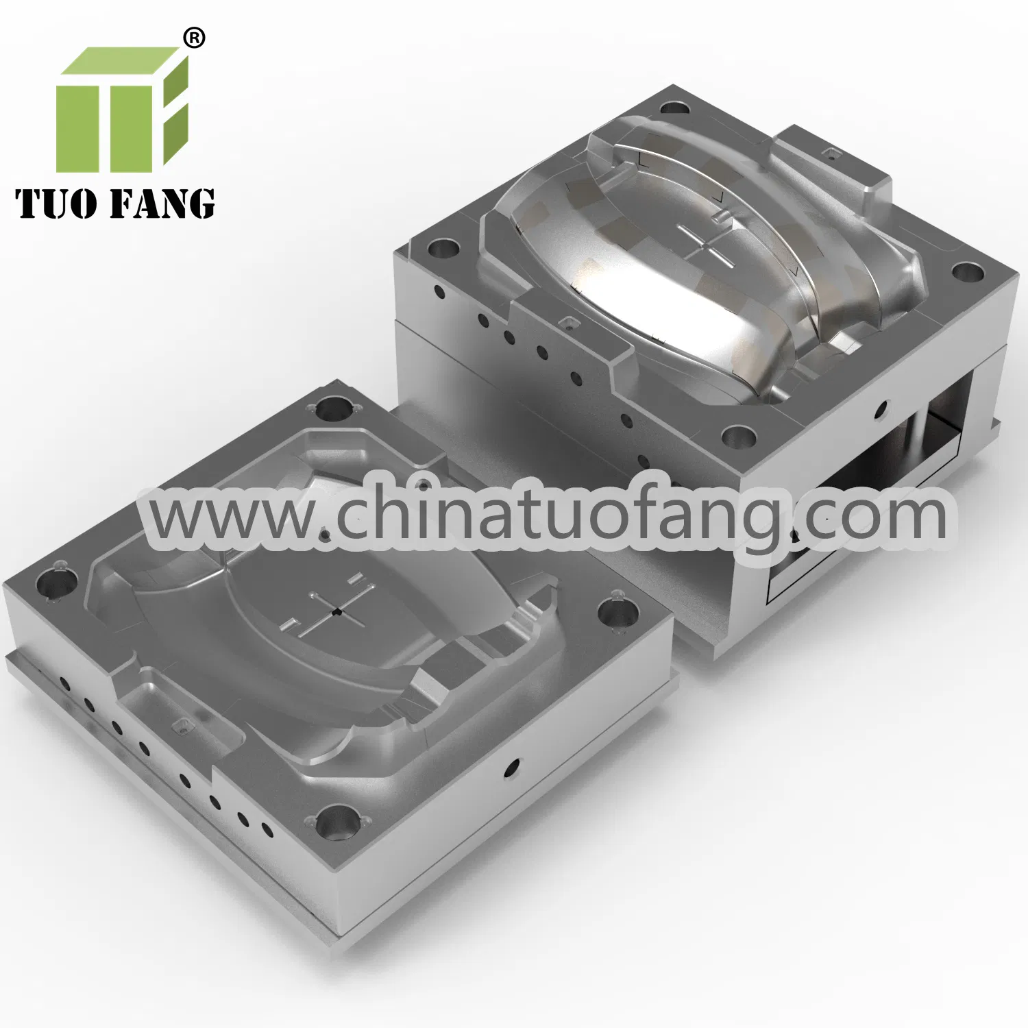 Automotive Exterior Plastic Parts Injection Mould for Bumper Side Part Tool