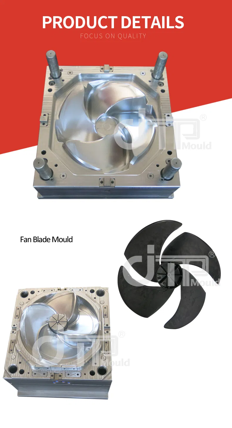Precision Plastic Table Fan Blade Injection Mould