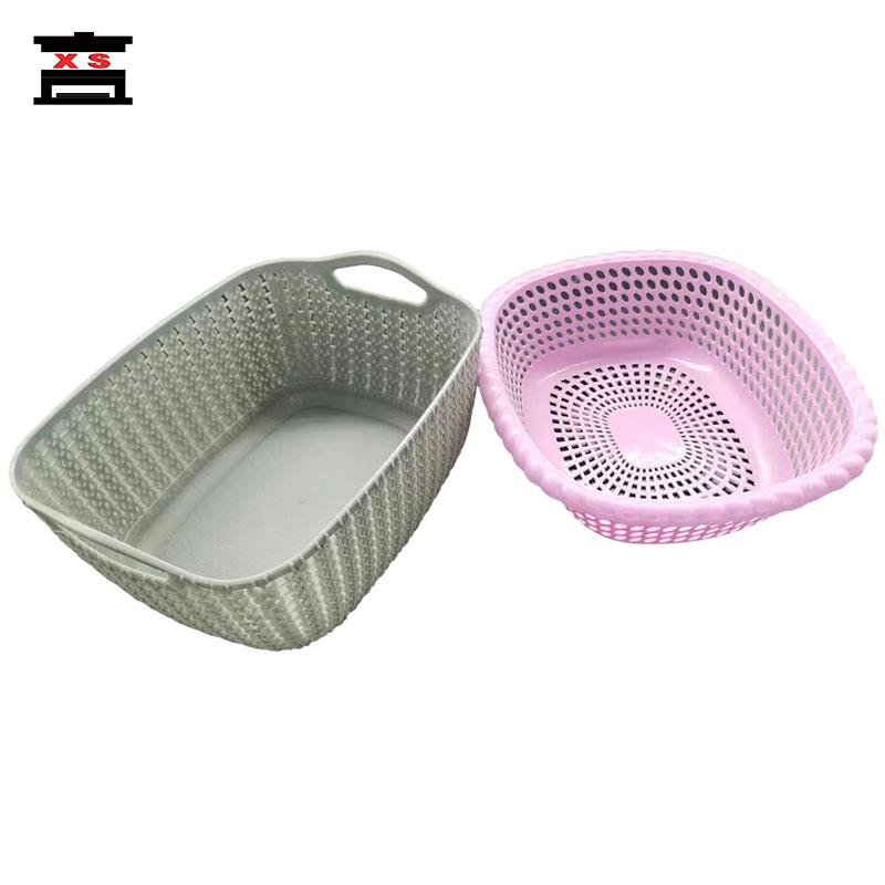 Household Commodity Vegetable Fruit Washing Plastic Basket Injection Mould