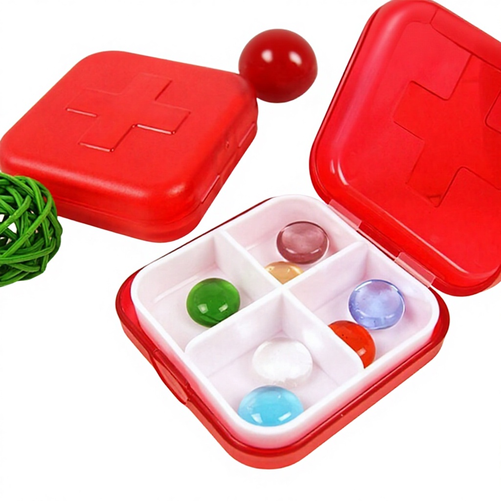Portable Medicine Box Mold Plastic Injection Mould for Pill Travel Packaging Manufacturing