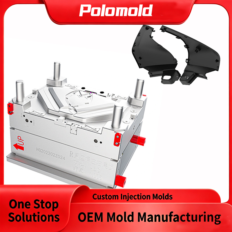 Polomold Custom Metal Injection Molds for Automotive Interior Parts High Life Based Your Designs One-Stop OEM Mold Manufacturing