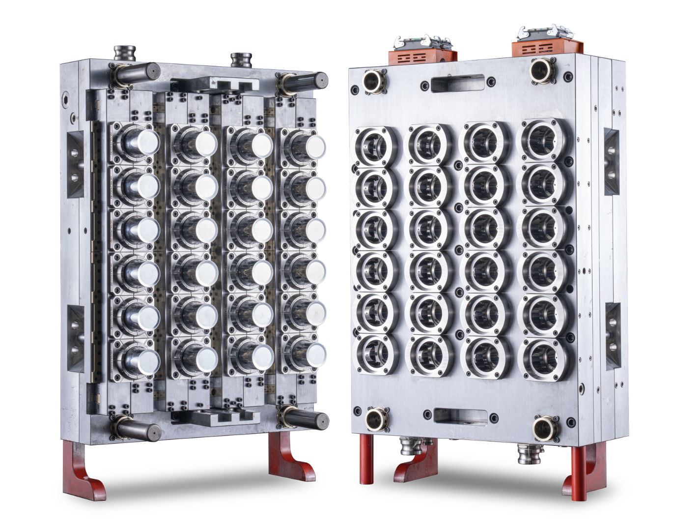 Custom High Precision Multi Cavity PET Preform Mould with Hot Runner for Pharma &amp; Cosmetic Bottles