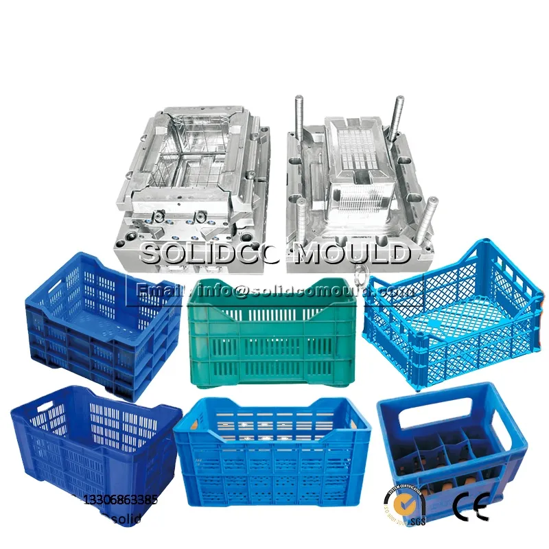 OEM Plastic Crate Mold Industrial Logistics Packaging Mould