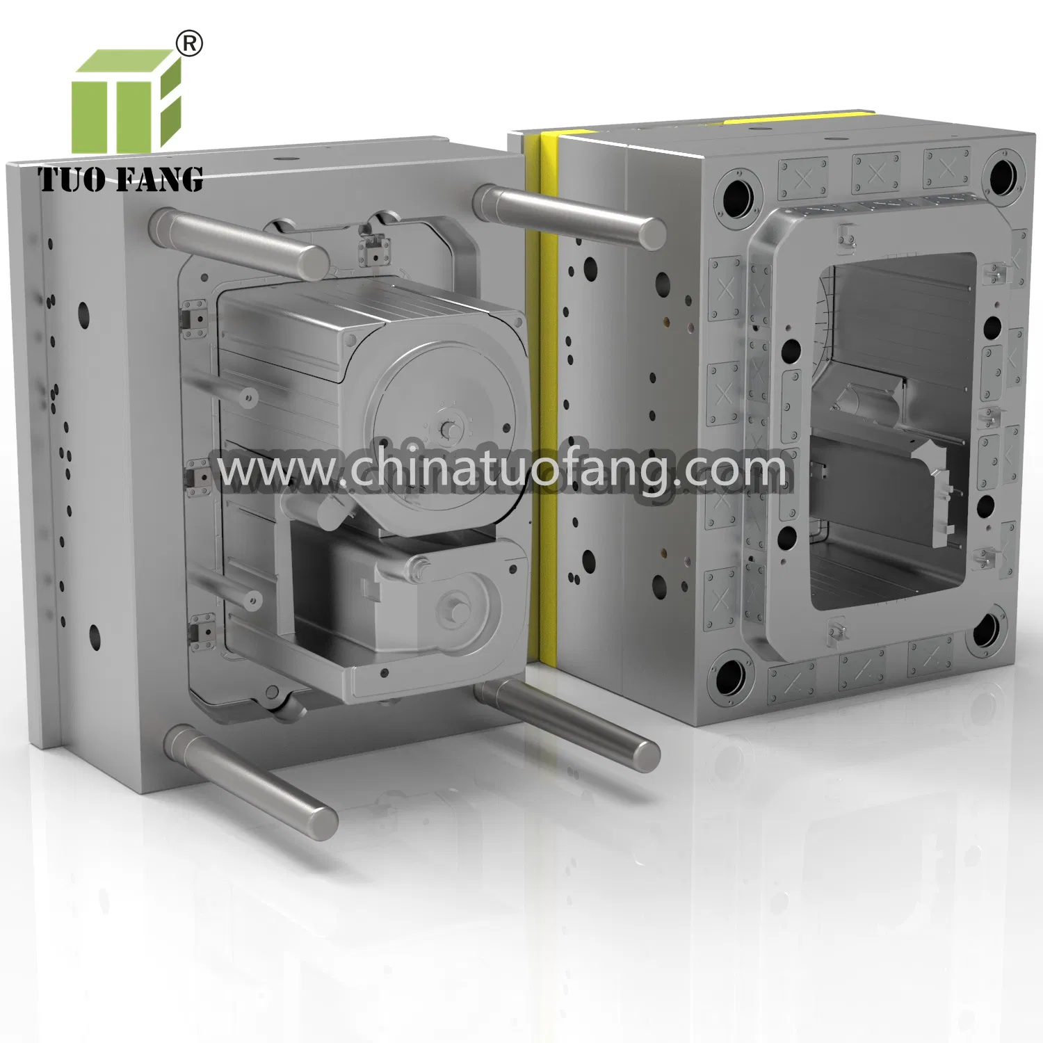 Plastic Injection Mould for Washing Machine Cover Plastic Auto Mould Home Appliance Mold
