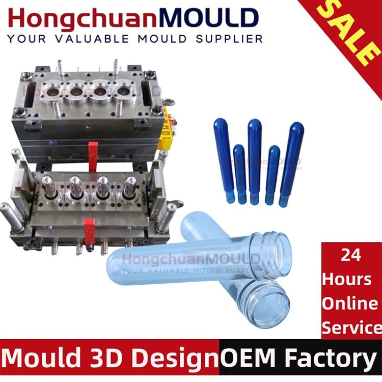 72 Cavities Plastic Pet Preform Injection Mold for packaging Industrial