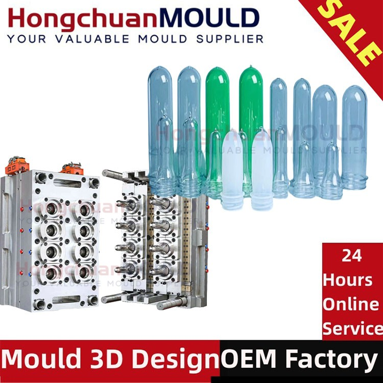 72 Cavities Plastic Pet Preform Injection Mold for packaging Industrial